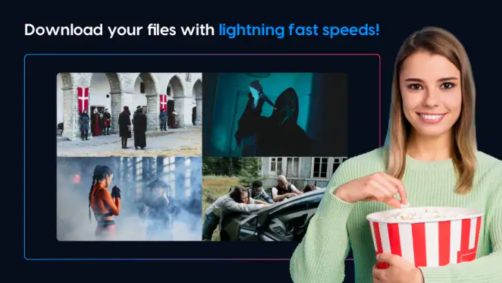 Downloader feature graphic