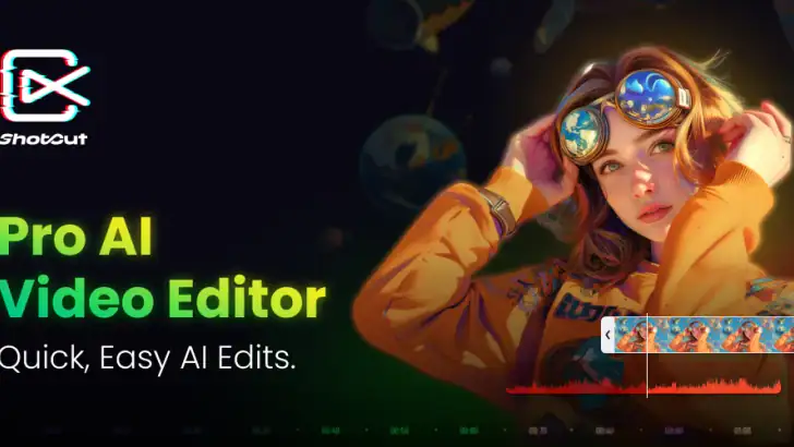 Editer vidéo d'effet ShotCut feature graphic