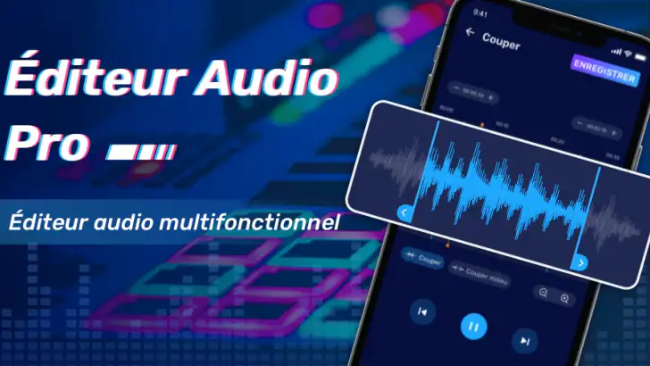 Editeur Audio & Montage Audio feature graphic