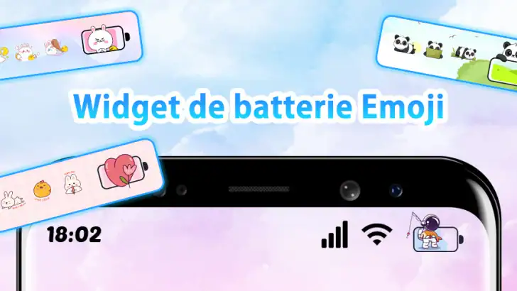 Emoji Batterie – Barre d’état feature graphic