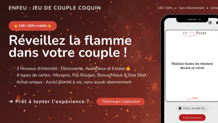 EnFeu : Jeu de Couple Coquin feature graphic