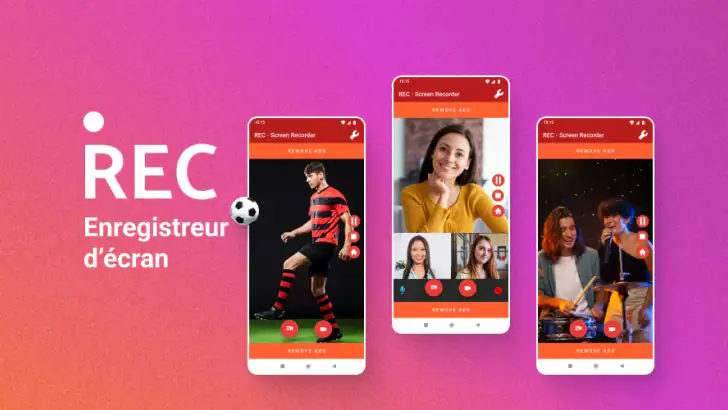 Enregistreur d’écran - REC feature graphic