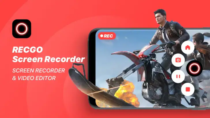Enregistreur d'écran - Vidéos feature graphic
