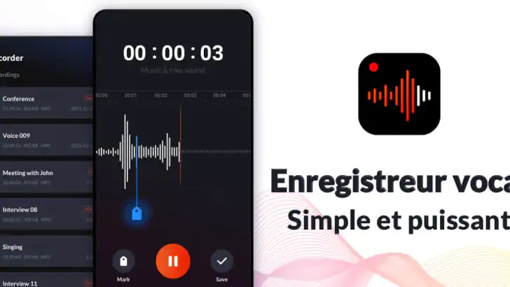 Enregistreur Vocal & Audio feature graphic