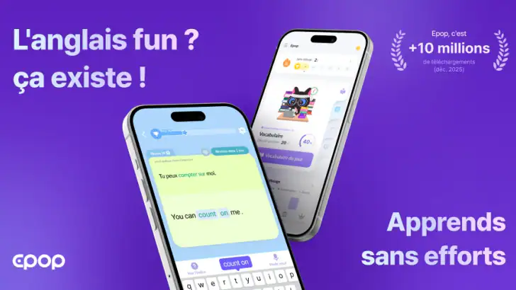 Epop : L'anglais rendu fun ! feature graphic