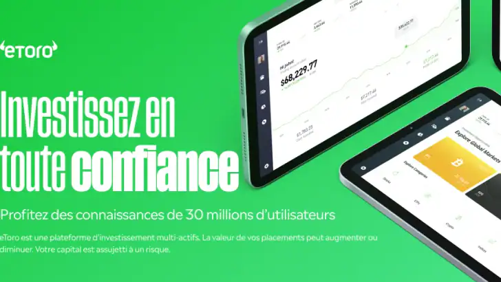eToro:Trading & Investissement feature graphic
