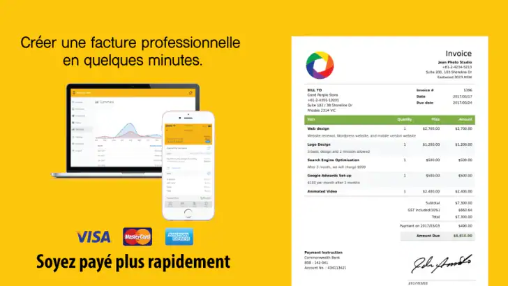 Facture & Devis feature graphic