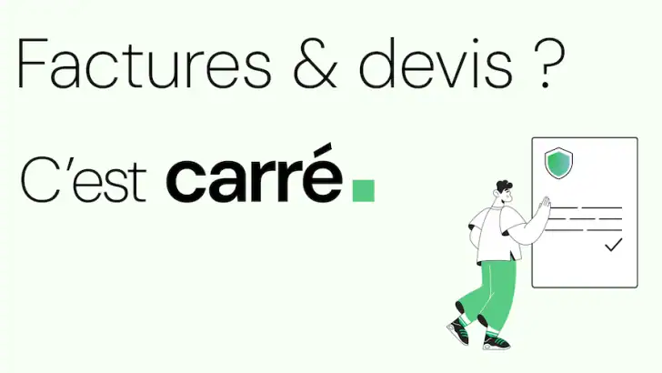 Facture Devis PDF - Carré feature graphic