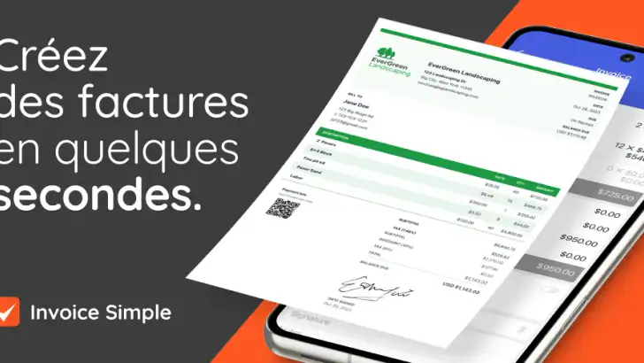 Facture Facile - Faire Devis feature graphic