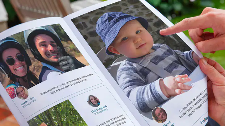 Famileo – Journal familial feature graphic