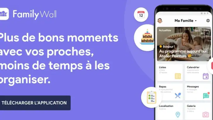 FamilyWall: Assistant familial feature graphic