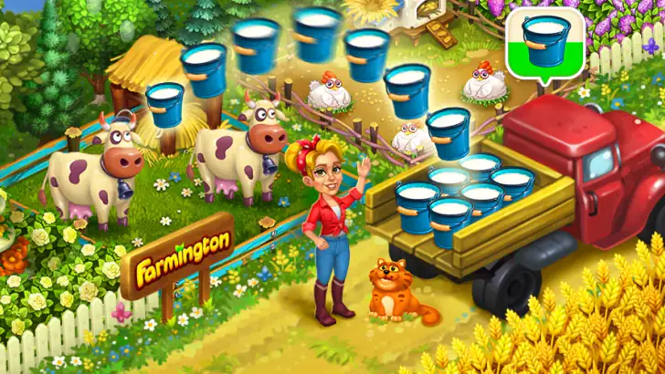 Farmington – Jeu de ferme feature graphic