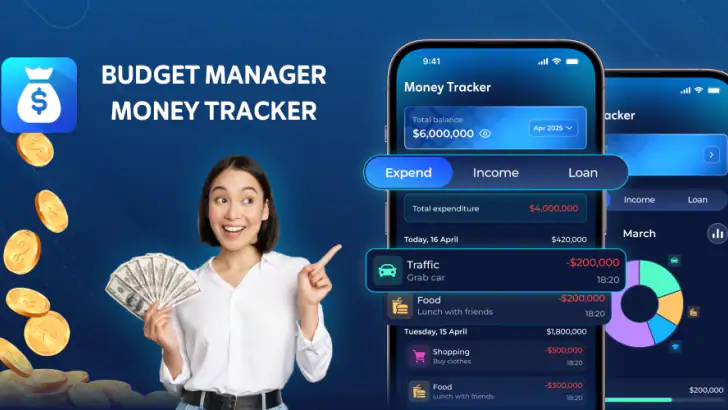 Fast Budget - Money Tracker feature graphic
