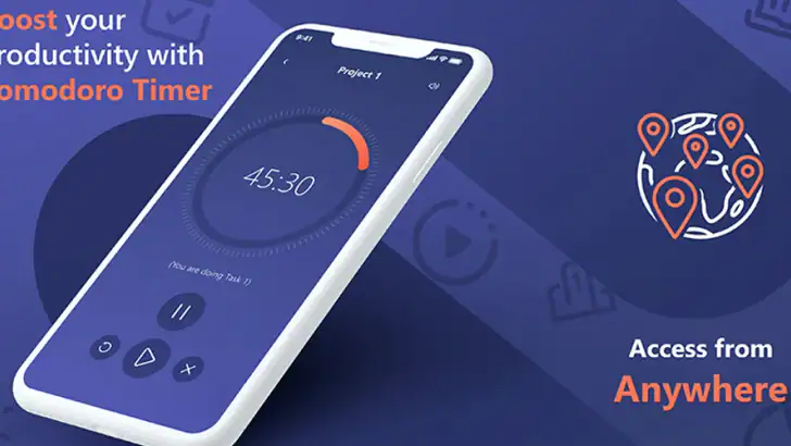 FocusCommit - Pomodoro Timer feature graphic