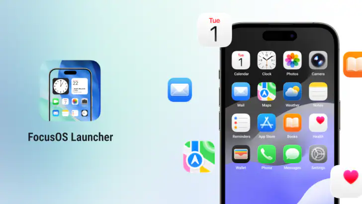 FocusOS Launcher feature graphic