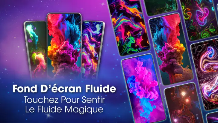 Fond D'écran Animé Fluide 4D feature graphic