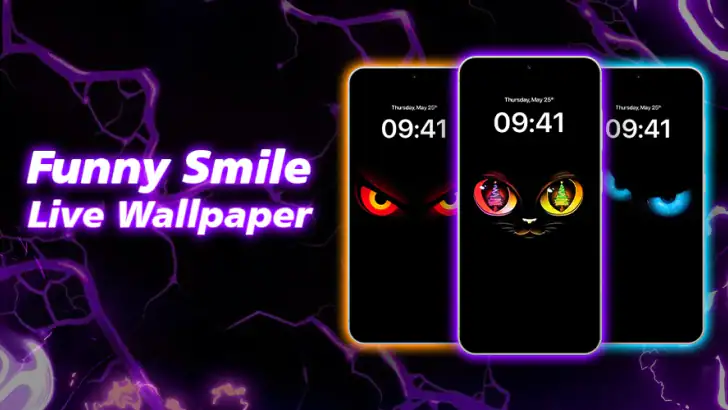 Fond d’écran animé HD sourire feature graphic