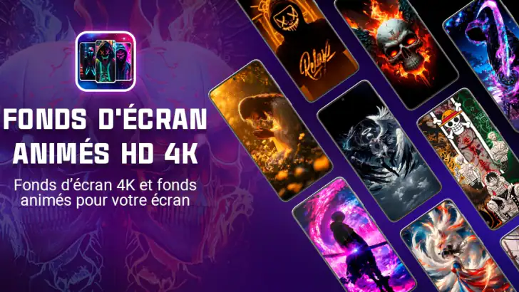 Fonds D'écran Animés HD 4K feature graphic