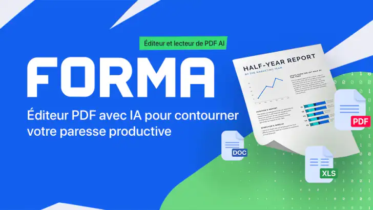Forma: Éditeur et Lecteur PDF feature graphic