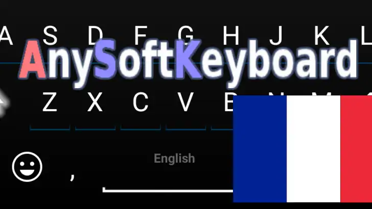 French for AnySoftKeyboard feature graphic