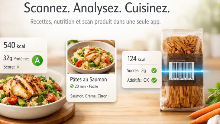 FridgeSpark - Food Scanner feature graphic