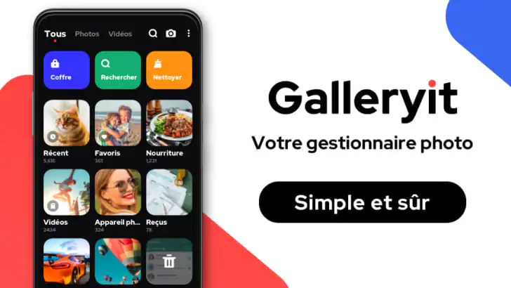Galerie - Photo Lock App feature graphic
