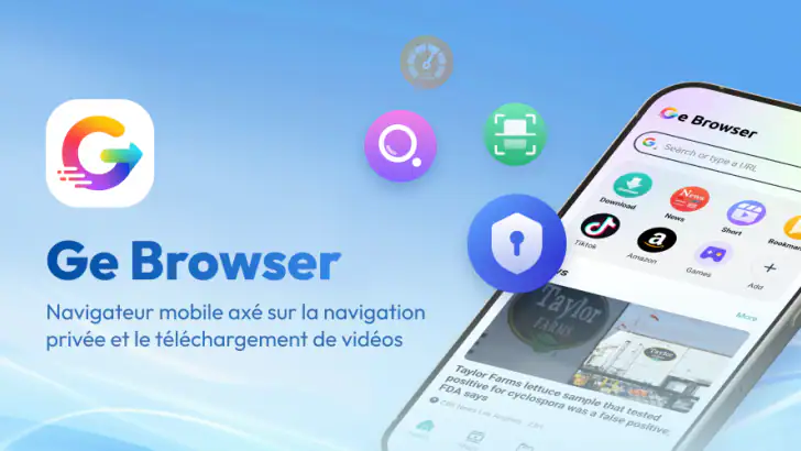 Ge Browser - Safe & Smart feature graphic