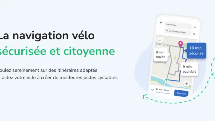 Geovelo - GPS & Stats vélo feature graphic