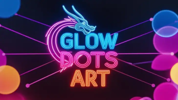 Glow Dots Art - Point à point feature graphic
