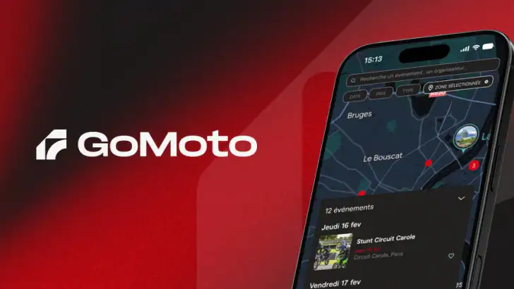Go Moto - Événements moto feature graphic