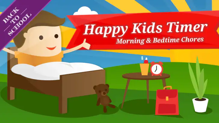 Happy Kids Timer feature graphic