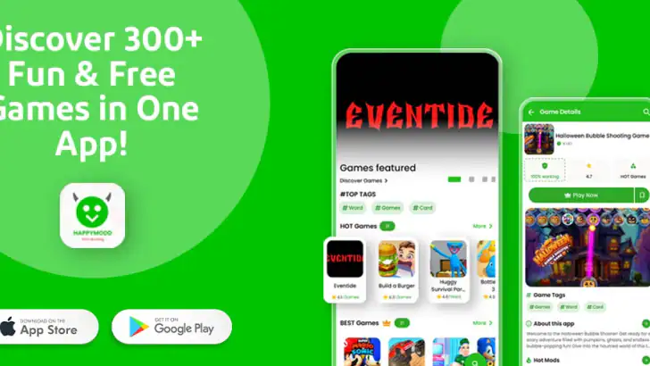 HAPPYMODD App feature graphic