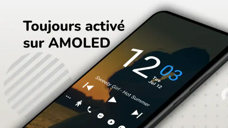 Horloge Fond d'Écran AMOLED feature graphic