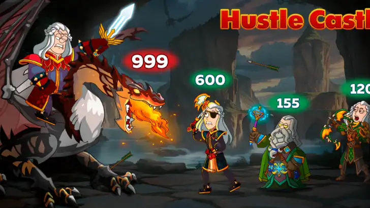 Hustle Castle:Jeu de Chevalier feature graphic