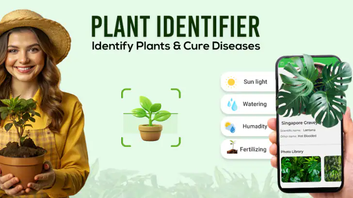 Identification des plantes feature graphic