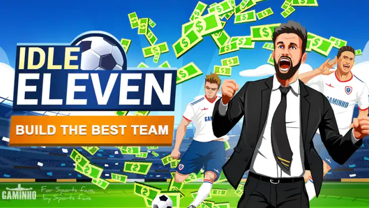 Idle Eleven Football tycoon feature graphic