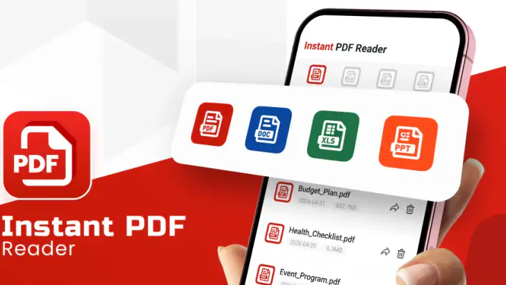 Instant PDF Reader feature graphic