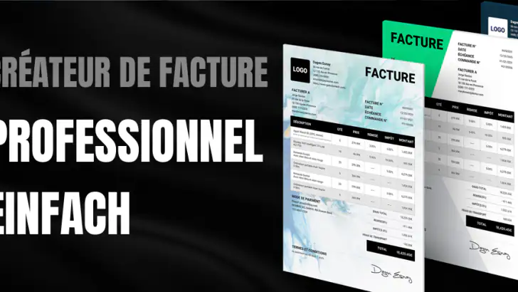 Invoice Base - facture facile feature graphic