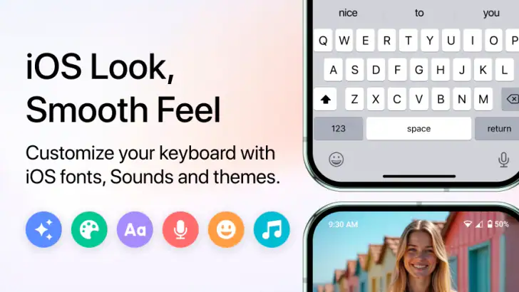 iphone 15 Keyboard Fonts Emoji feature graphic