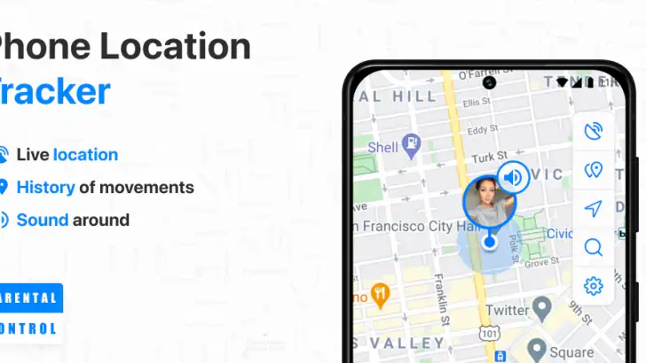 ITRACK: Phone Location Tracker feature graphic