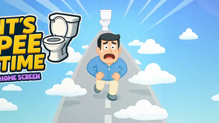It's Pee Time Home Screen feature graphic