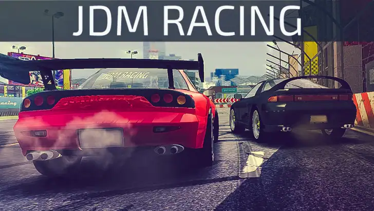 JDM Racing: Drag & Drift Races feature graphic