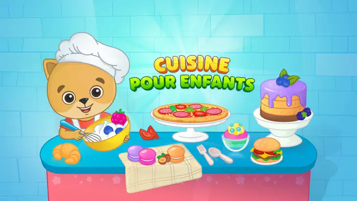 Jeu cuisine enfant: Bébé Chef feature graphic