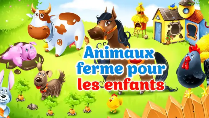Jeu de Ferme jeux pour enfants feature graphic