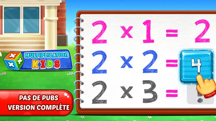Jeux de multiplication enfants feature graphic