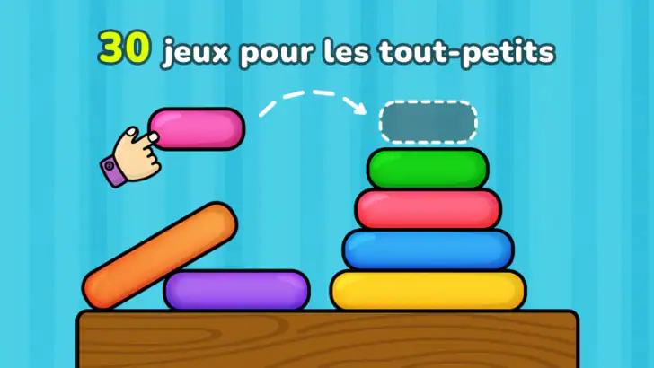 Jeux pour bébé de 2 à 5 ans feature graphic