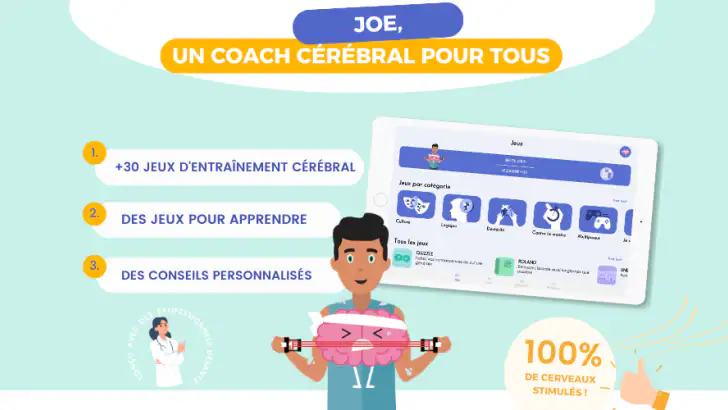 JOE, votre coach cérébral feature graphic