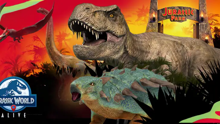 Jurassic World Alive feature graphic