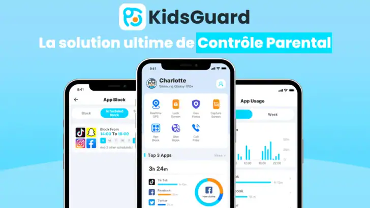 KidsGuard-Contrôle parental feature graphic