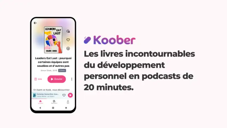 Koober : podcasts de livres feature graphic